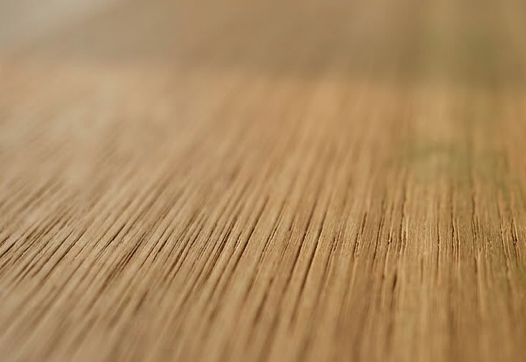 Линейная кухня: нижние фасады в хаки-эмали, верх — дубовый шпон